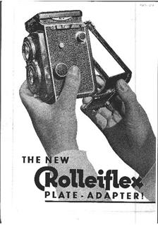 Rollei Accessories - misc manual. Camera Instructions.